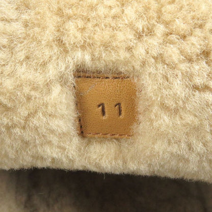 Gucci Mouton GG Logo Allover Horsebit Mouton Lining Slip-on Espadrilles Beige