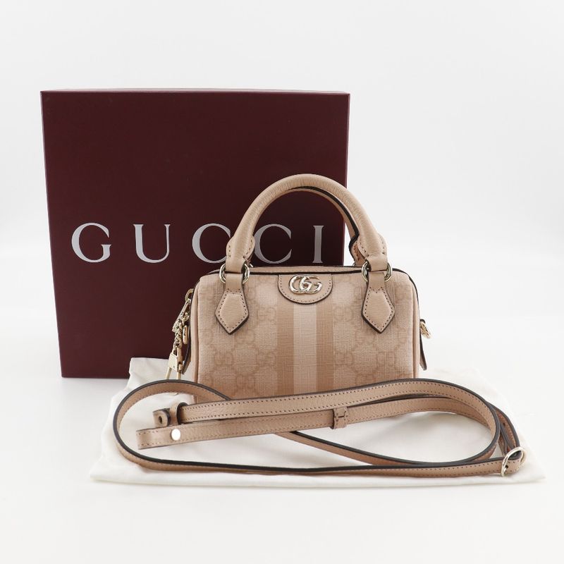 Gucci Ophidia Super Mini Bag 2WAY Shoulder 781490 Fad03 6241 GG Supreme Canvas