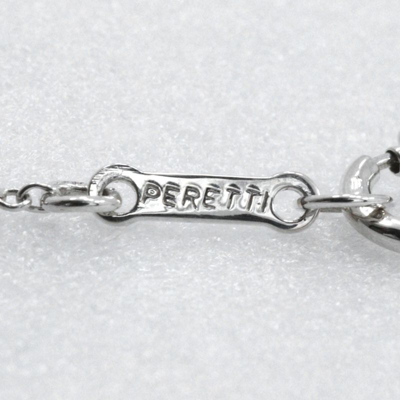 Tiffany & Co Teardrop Elsa Peretti 925 Silver Ladies 1.8g Necklace