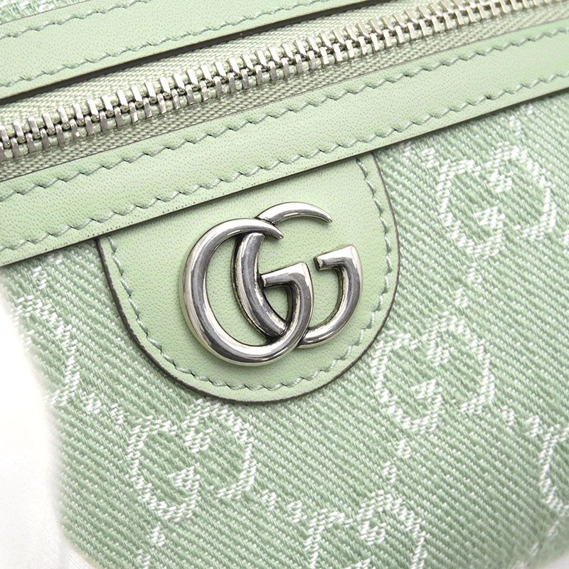 Gucci Ophidia Mini Shoulder Bag 772311 GG Canvas Green