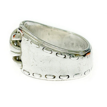 Hermes Silver Mexico Ring 52 7.8g 925 Engraved 370030 Ring with Box