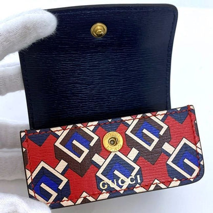 Gucci Air Pods Case Red Purple Geometric Excellent Condition