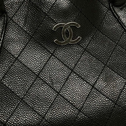 Chanel Shoulder Bag In The Mix Black 2way/chain Shoulder/vintage Silver Hardware