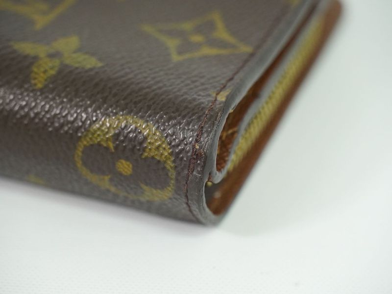 Authentic Louis Vuitton LV Compact Zip Monogram Fold Wallet Brown M61667