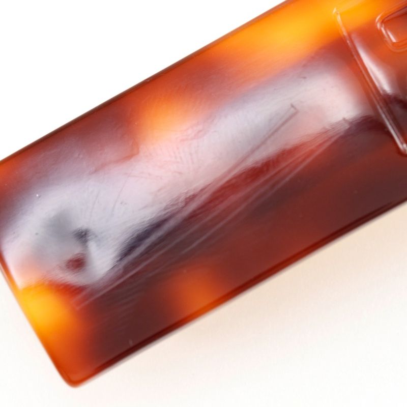 Fendi Vintage Synthetic Resin Gold Ladies Barrette