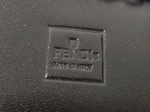 Fendi Leather 8-ring Key Case Key Case Men's Women's Brown Fq2190