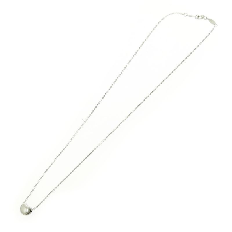Tiffany & Co Tiffany & Co Silver Elsa Peretti Bean Necklace 2.5g 925 Engraved