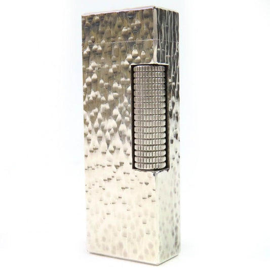 Gucci Square Roller Gas Lighter With All Over Pattern Smoking Goods Silver