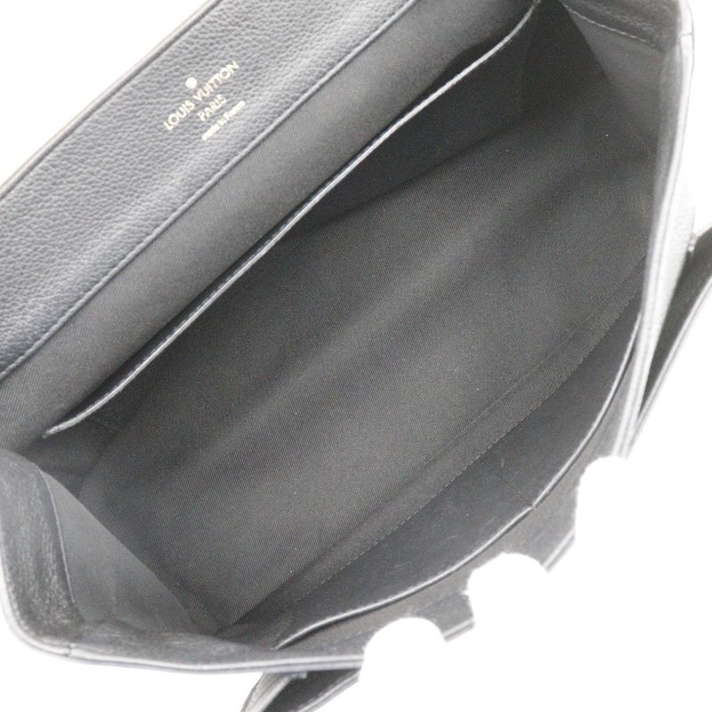 Louis Vuitton Lock Me MM M50191 Calf Black/beige Du0185 Ladies Tote Bag