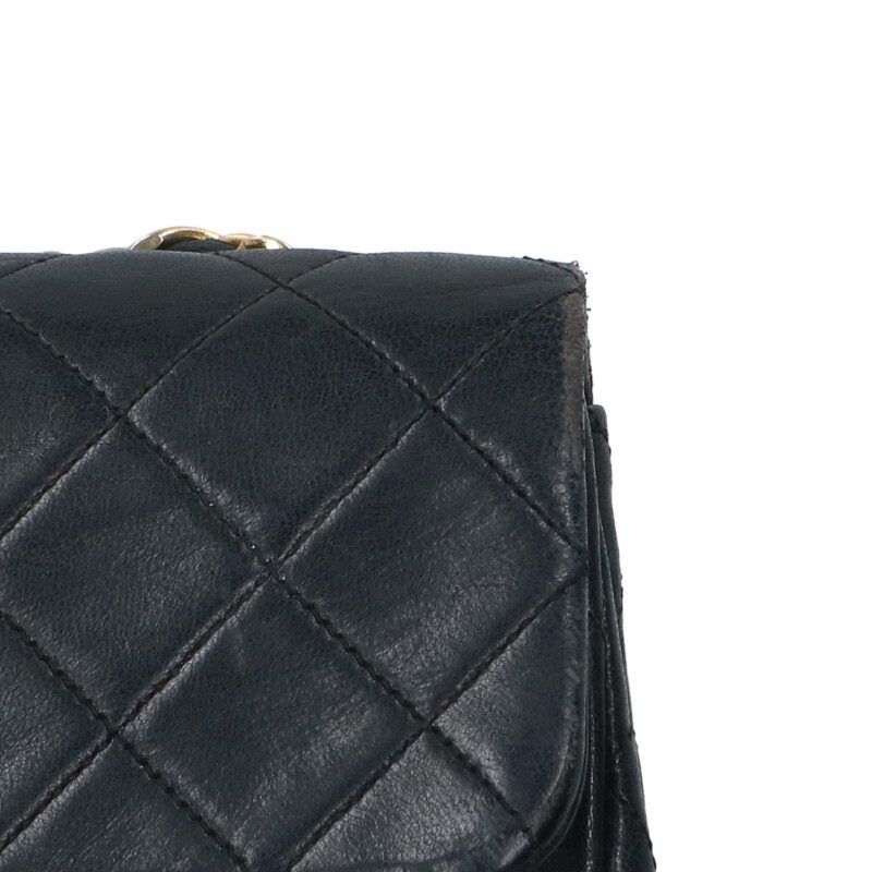 Chanel Mini Matelasse 20 Lambskin Coco Mark Turnlock Shoulder Bag Women 20