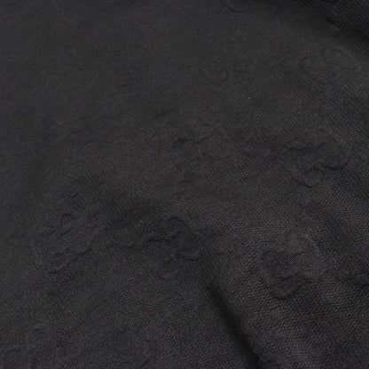 Gucci 661783 GG Embossed GG Logo Jersey Jacquard Zip Up Hoodie Oversized