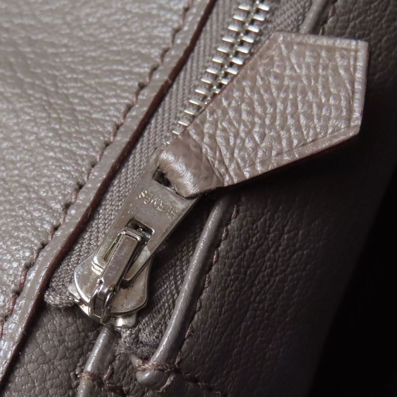 Hermes Birkin 30 Etan Silver Hardware Handbag Epson Women