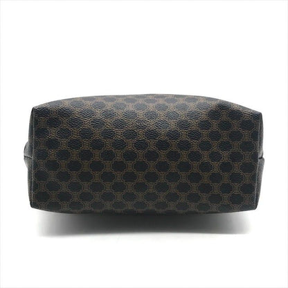 Celine Black Macadam Triomphe Leather Second Pouch Case Brown