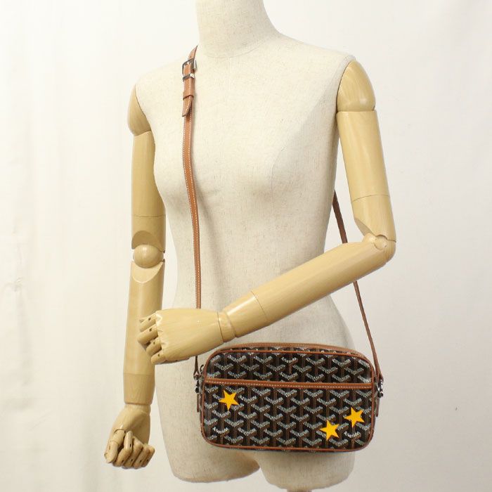 Goyard Cupveil PM Bag Crossbody Shoulder Bag Goyard Din Canvas Scuff Deuce