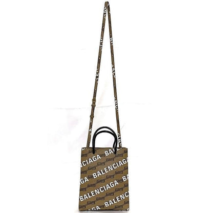 Balenciaga Shoulder Bag Shopping Phone Beige