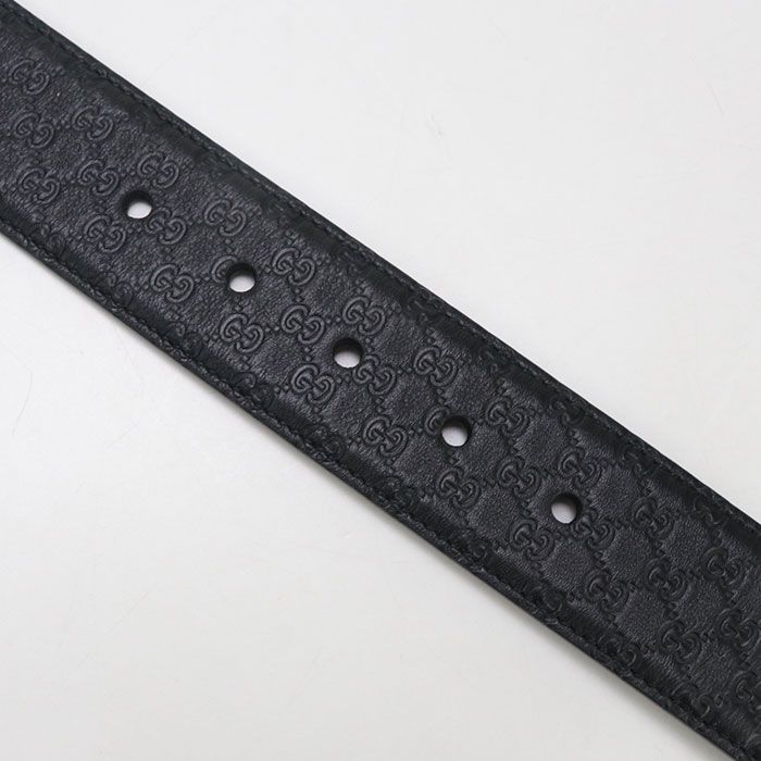 Gucci Micro Guccissima 281548 Bmj1g Belt Leather Men's