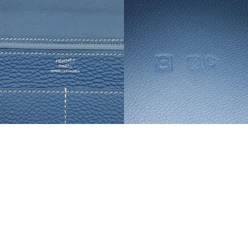 Hermes Dogon GM Togo Unisex Long Wallet