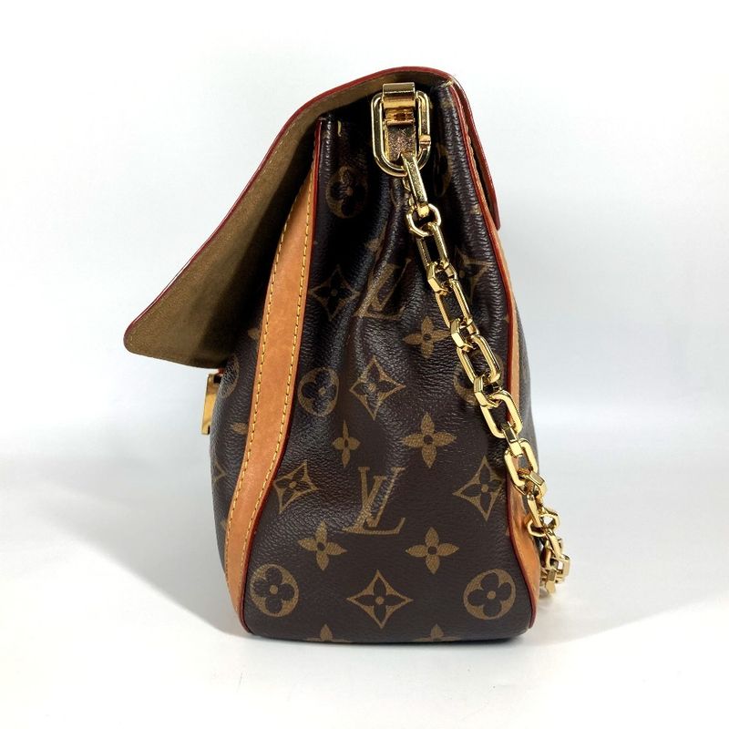 Louis Vuitton Shoulder Bag Dauphine Soft GM M47149 Monogram Canvas Brown