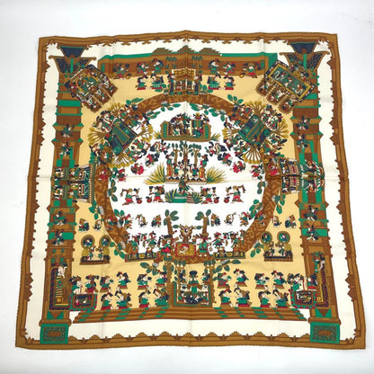 Hermes Scarf Silk Carre 90 Astres Et Soleils Celestial Bodies And The Sun Blawan