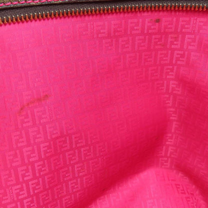 Fendi Zucca Pattern Tote Bag Leather Women