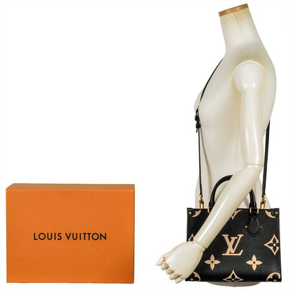Louis Vuitton On The Go PM Handbag Monogram Empreinte M45659 Black