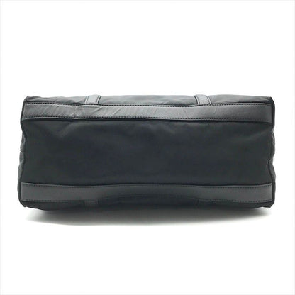 Prada Nylon Tessuto Saffiano Tote Black