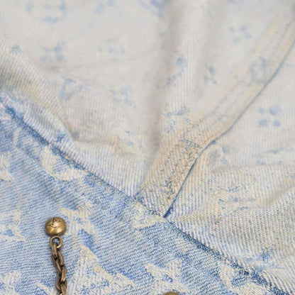 Louis Vuitton 21aw Nba Monogram Zip-Up Hoodie Jacket Uzd Hla01w Blue 44