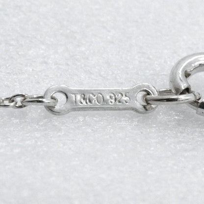 Tiffany & Co Double Rubbing Heart Paloma Picasso 925 Silver Ladies 4.5g Necklace