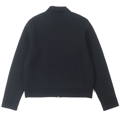Louis Vuitton 25SS 1afyej Embossed Technical Wool Zip-up Jacket Blouson Black