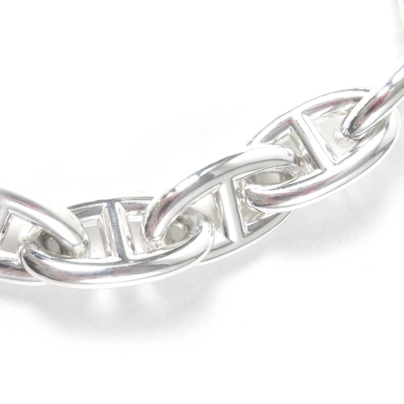 Hermes 2022 Chaine D'ancre GM 16-frame Bracelet Ag925 Silver With Box And Case