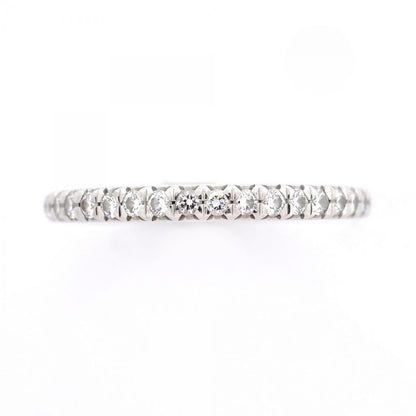 Tiffany & Co Ring Novo Half Eternity Pt950 Platinum Diamond #75 Ladies