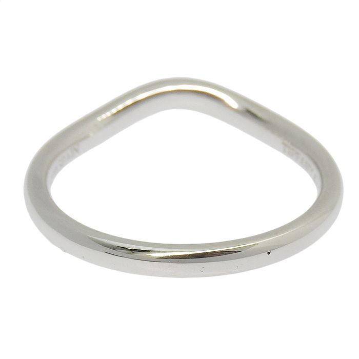 Tiffany & Co Tiffany & Co Curved Band Diamond Ring Pt950 Platinum Diamond #9