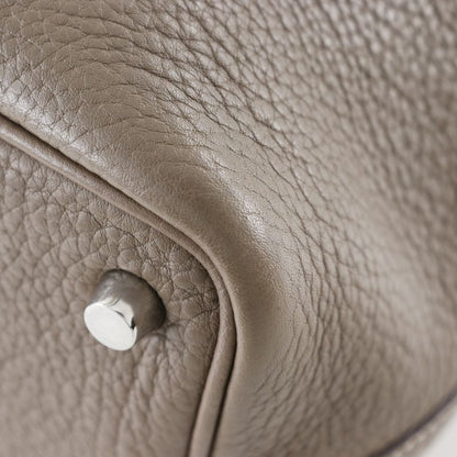 Hermes Picotin Lock 18 PM Taurillon Clemence Etoupe □L Ladies Handbag