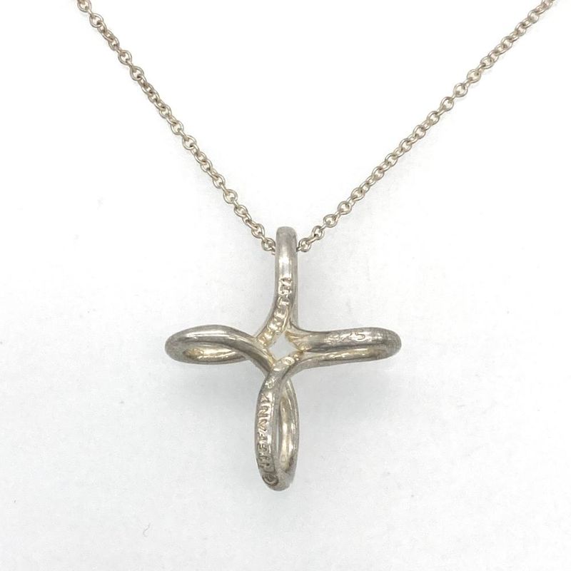 Tiffany & Co Tiffany & Co Infinity Cross Necklace Sv925 Silver Elsa Peretti