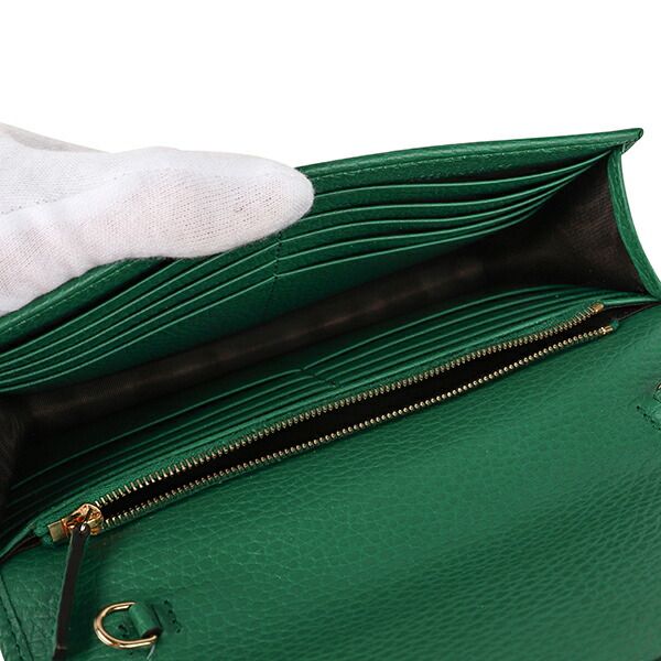 Gucci Shoulder Bag Dollar Calf Green