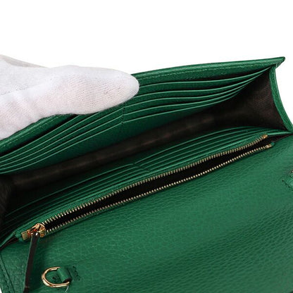 Gucci Shoulder Bag Dollar Calf Green