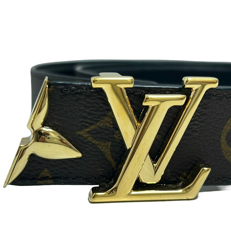 Louis Vuitton Belt 80/32 Belt Pretty LV 30mm (118in) Reversible M0699w Monogram