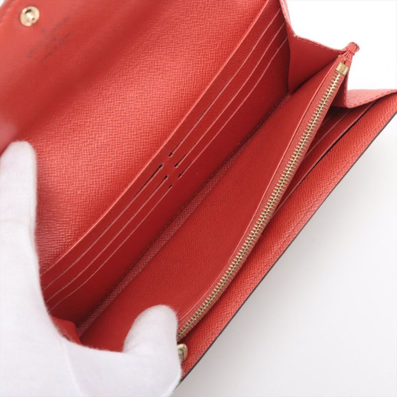 Louis Vuitton Monogram Portefeuille Sarah Long Wallet Long M62236 Brown And