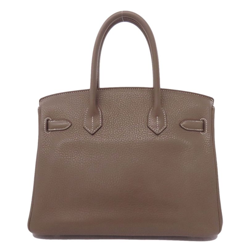 Hermes Birkin 30 Etape Silver Hardware Handbag Taurillon Women