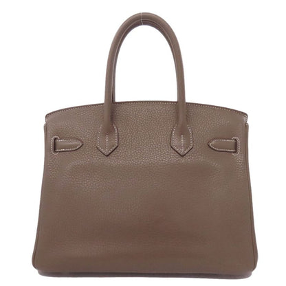Hermes Birkin 30 Etape Silver Hardware Handbag Taurillon Women