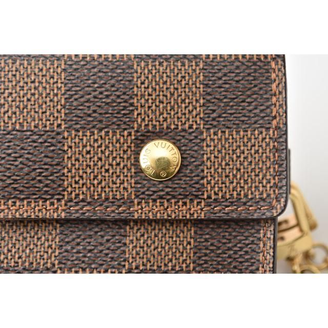 Louis Vuitton Chain Wallet Long Wallet Portefeuille Accordeion Damier N60002