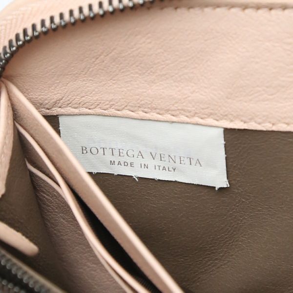 Bottega Veneta 114076v001n Intrecciato Round Zipper Mesh Eleven Long Wallet