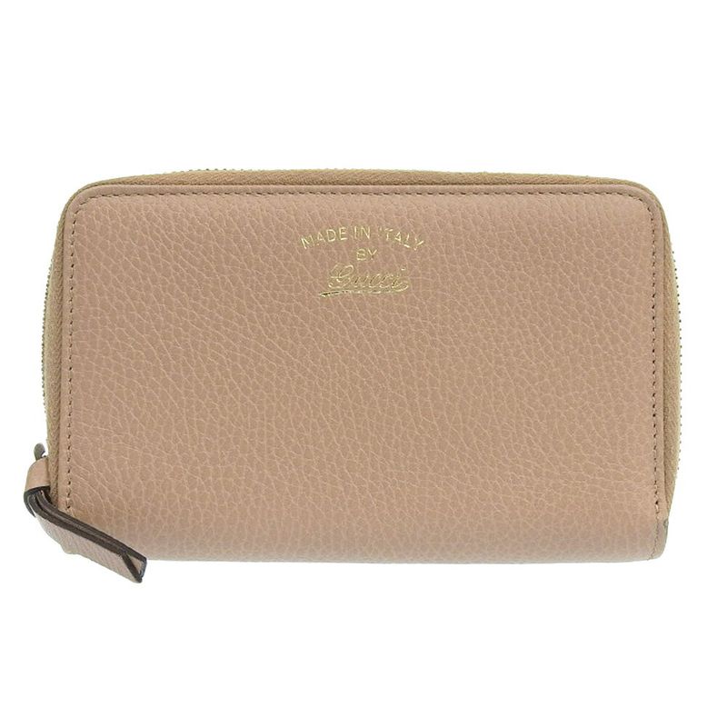 With Box Gucci 2017 354497 Teal Leather Round Zip Wallet Bifold Wallet With