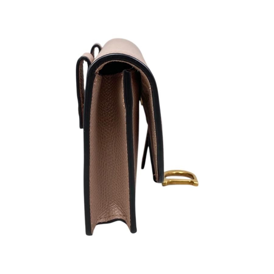 Christian Dior Waist Bag Saddle Belt Pouch S5619cwvg-50pu Logo Pink Beige Gold