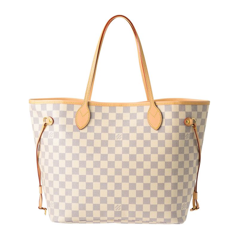 Louis Vuitton Tote Bag Neverfull MM Azure / Rose Beige