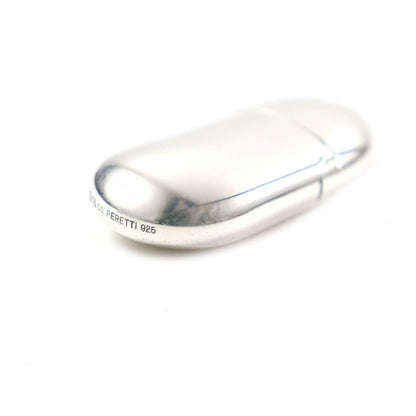 Tiffany & Co Beans Elsa Peretti Sv925 Roller Oil Lighter Silver With Engraved