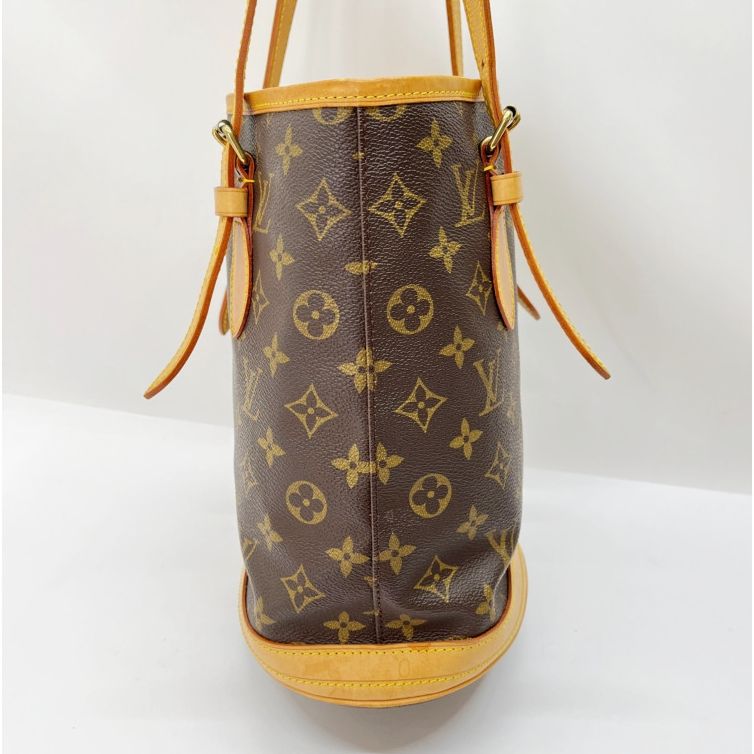 Louis Vuitton Monogram Petit Baguette Tote Bag M42238 Brown