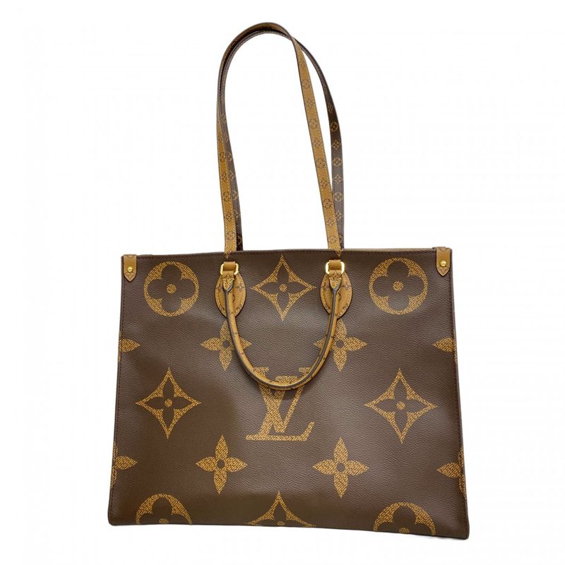 Louis Vuitton Tote Monogram Giant Reverse On-the-go GM M44576 Brown 2-way Bag