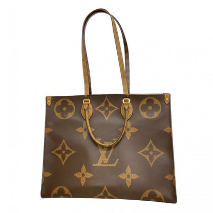 Louis Vuitton Tote Monogram Giant Reverse On-the-go GM M44576 Brown 2-way Bag