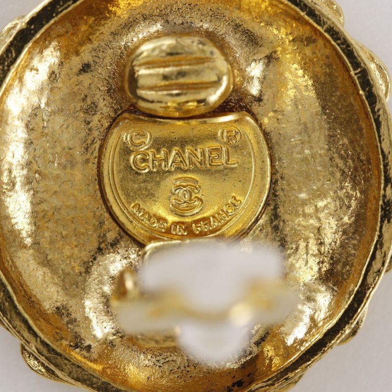 Chanel Coco Mademoiselle Vintage Gold Plated Ladies 21.2g Earrings